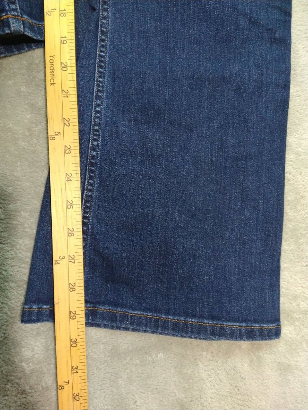 Duluth Trading Jeans Womens 18Wx31 Blue Denim Duluthflex Daily Bootcut Stretch - Picture 5 of 10